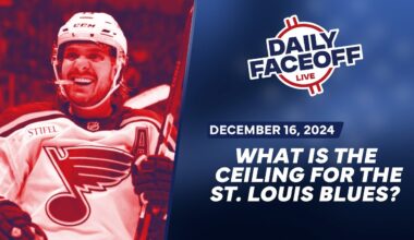 What is the Ceiling for the St. Louis Blues? | Daily Faceoff LIVE December 16th