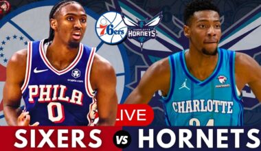 Philadelphia 76ers vs Charlotte Hornets Play-By-Play & Live Scoreboard