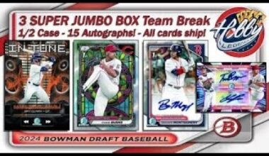 2024 Bowman Draft 1/2 Case (3 SUPER JUMBO BOX) Team Break #4 eBay 12/13/24