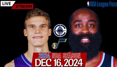 Utah Jazz vs Los Angeles Clippers NBA Live Stream (Play-By-Play & Scoreboard)