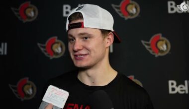Linus Ullmark, Tim Stützle, Thomas Chabot, and Travis Green Media Availability - Dec. 16