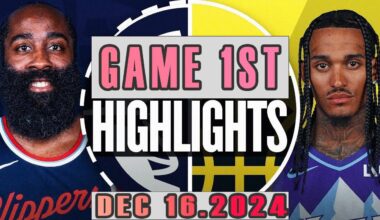 Los Angeles Clippers vs Utah Jazz Game 1ST Highlights Dec 16,2024 NBA Season 2024-25