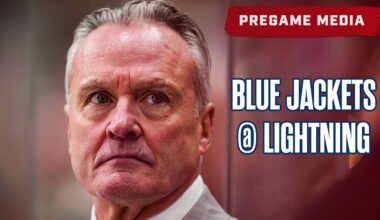 BLUE JACKETS @ LIGHTNING Preview 💥⚡️, Head Coach Dean Evason | Pregame Media