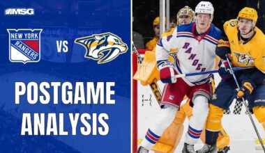 Rangers Shut Out First Time This Season By Preds In Nashville | New York Rangers