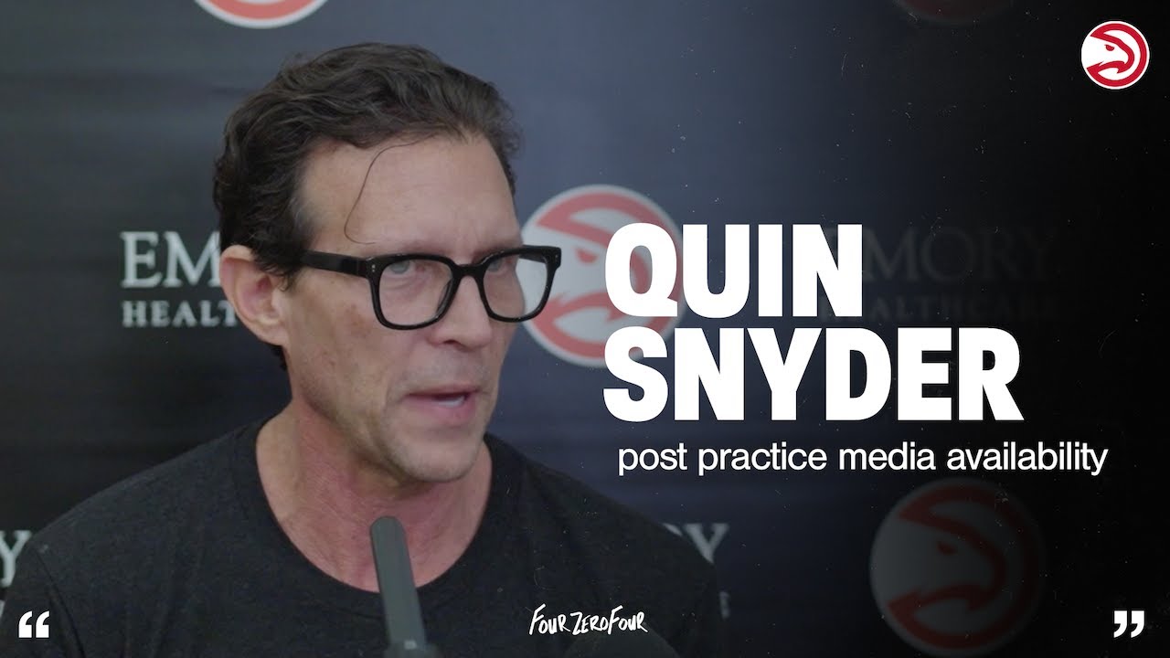 Atlanta Hawks Post Practice Media Availability: Quin Snyder