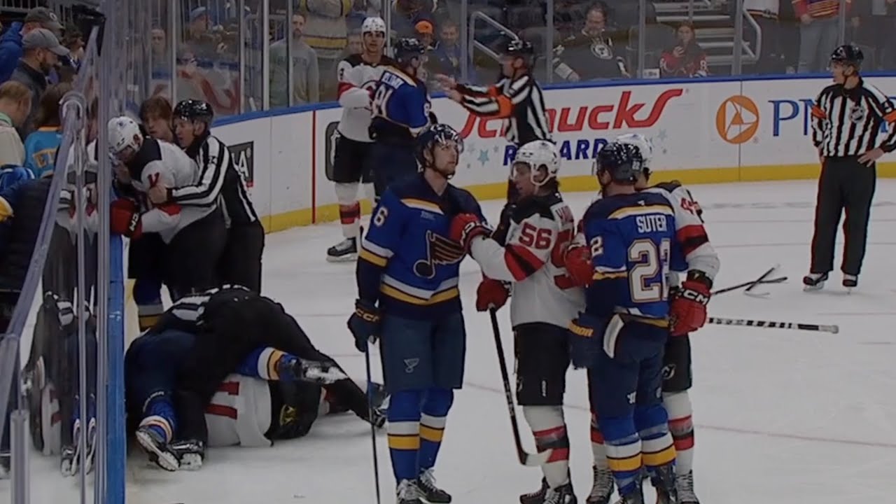 🔥Feisty🔥3rd Period Between Devils & Blues