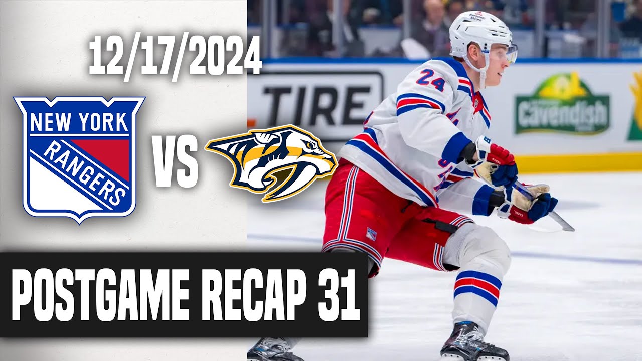 Ranger Fan Reaction Game 31┃NYR-0 NSH-2! SHUTOUT BY A TEAM WITHOUT 10 WINS IN DECEMBER HAHAHAHAHAHA!