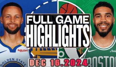 Boston Celtics Vs Golden State Warriors Full Game Highlights Dec 16,2024 NBA Season 2024-25