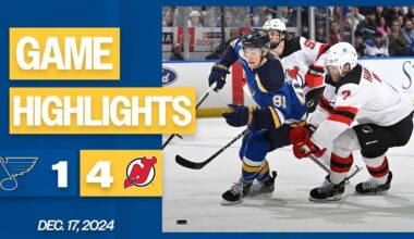 Game Highlights: Blues 1, New Jersey 4