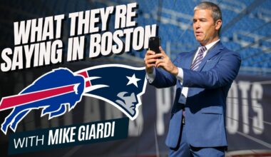 What they're saying in NEW ENGLAND about the BILLS vs PATRIOTS w/ MIKE GIARDI