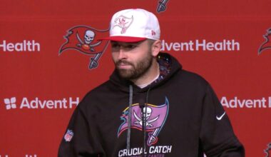 Baker Mayfield on Earning NFC Offensive Player of The Week | Press Conference | Tampa Bay Buccaneers