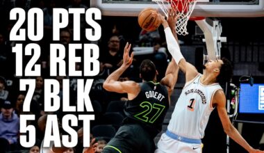 WEMBY RECORDS EIGHTH 20/10/5/5 GAME AGAINST MINNESOTA!