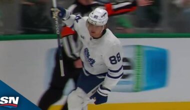 Maple Leafs' William Nylander And Nick Robertson Score Two Goals In 16 Seconds