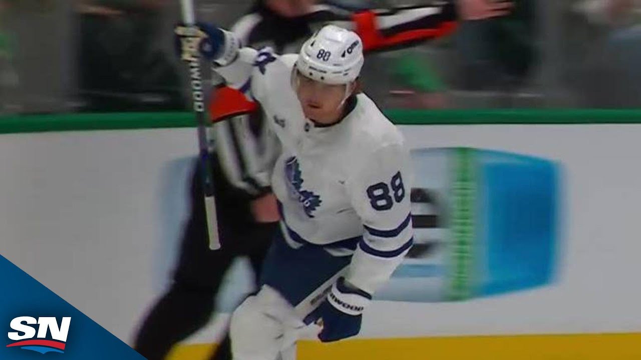 Maple Leafs' William Nylander And Nick Robertson Score Two Goals In 16 Seconds