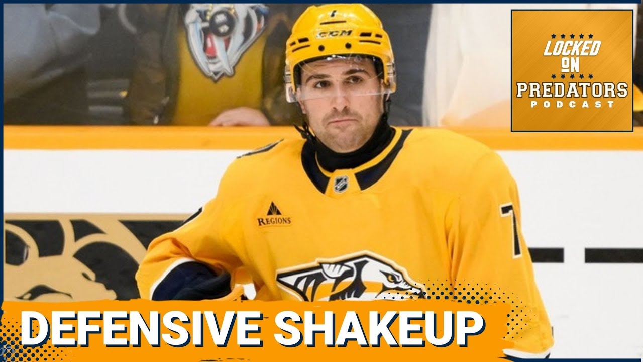 Nashville Predators Shake Up the Blue Line: Marc Del Gaizo on Waivers, Alex Carrier Traded