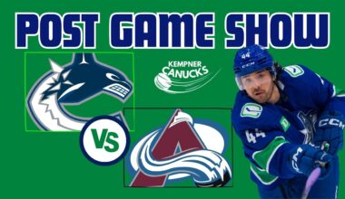 Avalanche vs Canucks POST Game Show! #Canucks
