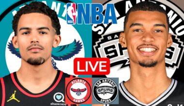 LIVE: ATLANTA HAWKS vs SAN ANTONIO SPURS | NBA | PLAY BY PLAY | SCOREBOARD