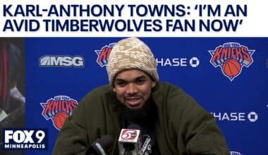 Karl-Anthony Towns: 'I'm an avid Timberwolves fan now'