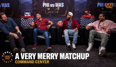 Jayden & Terry & The Best Christmas EVER! 🎄 | Command Center | Washington Commanders | NFL