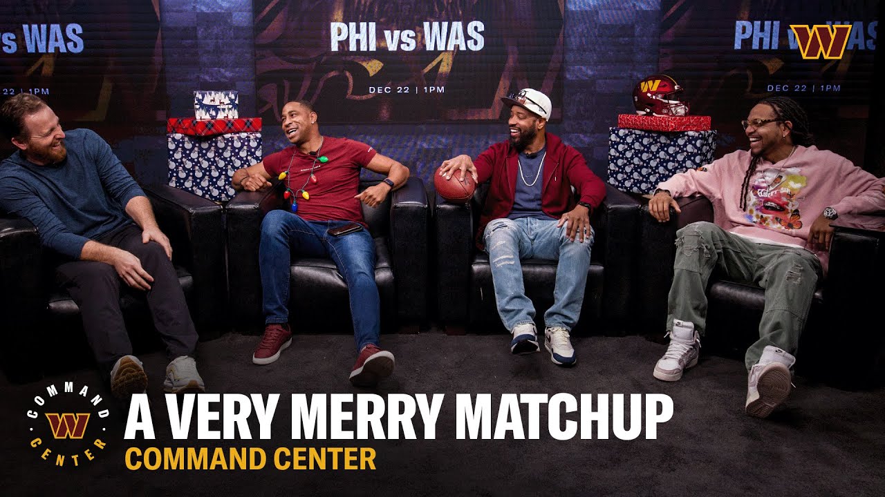 Jayden & Terry & The Best Christmas EVER! 🎄 | Command Center | Washington Commanders | NFL