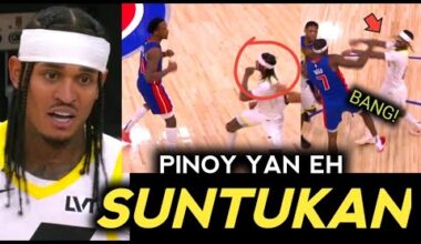 Jordan Clarkson Nakipag Suntukan sa Detroit Pistons, Pinoy na Pinoy ang Fighting Stance