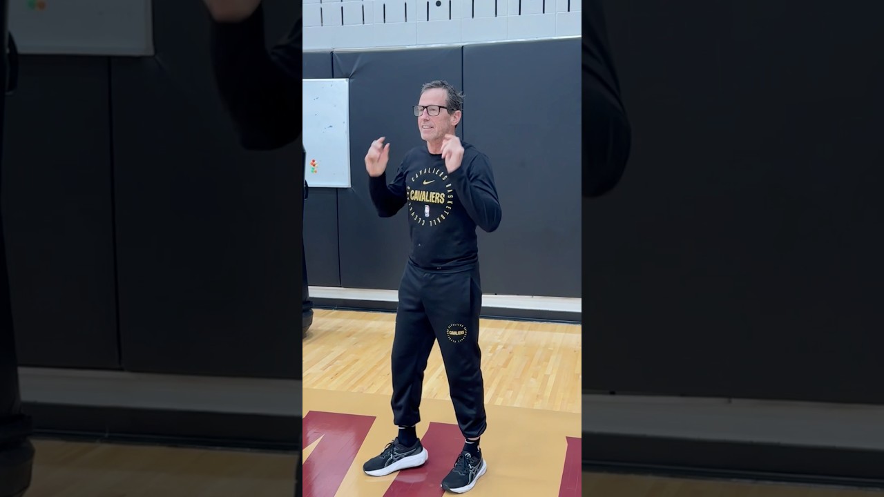 Just KICKIN’ IT at practice! ⚽️ #nba #mls #cavs #clevelandcavaliers #letemknow #basketball #soccer
