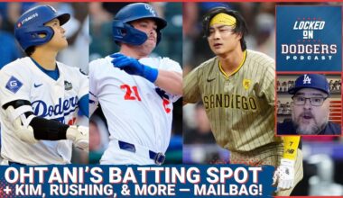 Los Angeles Dodgers Mailbag! Ohtani Lineup Spot When Pitching, Rushing's Future, Kim's Fit, & More!