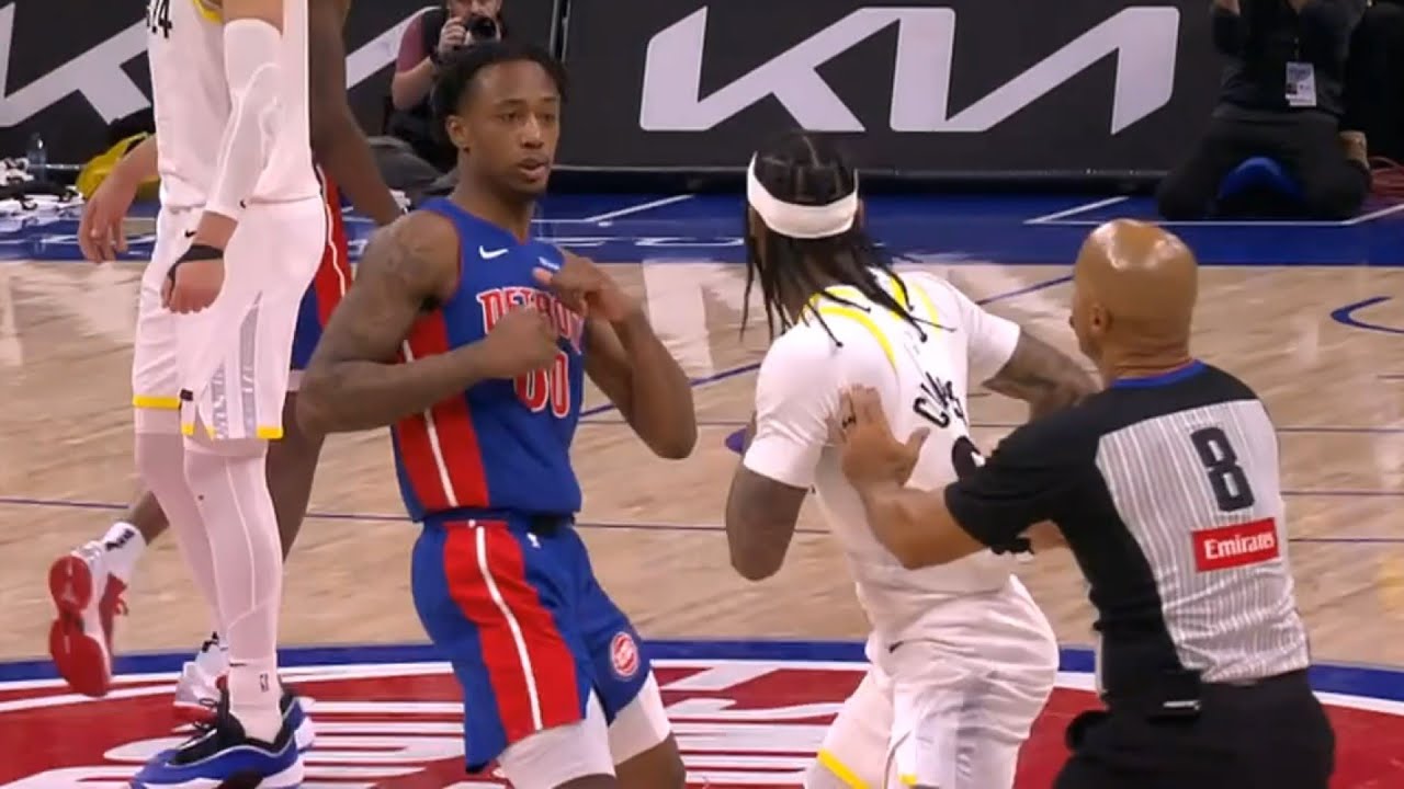 Jordan Clarkson and Ron Holland square up to throw hands and both get ejected 😳