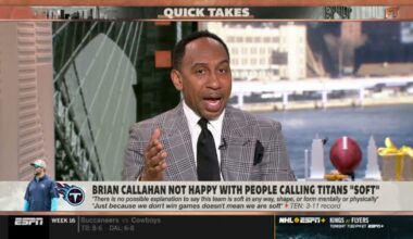 FIRST TAKE | Are Titans 'soft'? - Stephen A. on Callahan goes on explicit rant about team's critics