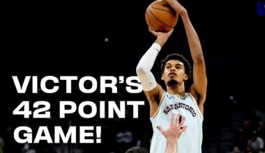 WEMBY GOES OFF FOR 42 POINTS AGAINST ATLANTA!