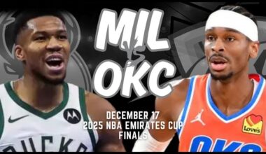 Oklahoma City Thunder vs Milwaukee Bucks Full Game Highlights | NBA NBA CUP FINAL Dec 17, 2024
