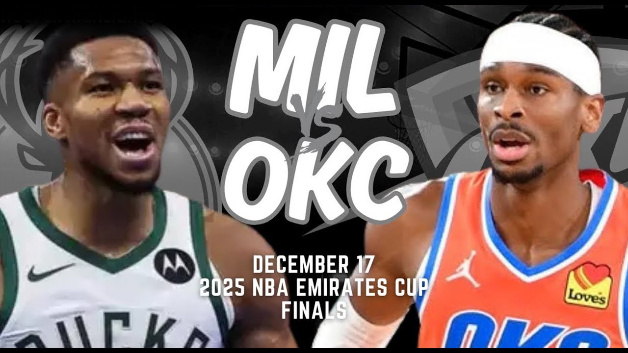 Oklahoma City Thunder vs Milwaukee Bucks Full Game Highlights | NBA NBA CUP FINAL Dec 17, 2024