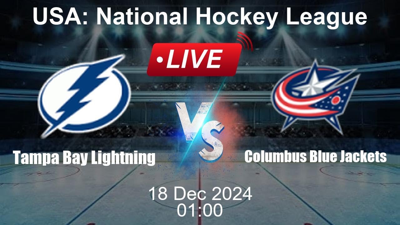 🔴 LIVE: Tampa Bay Lightning vs Columbus Blue Jackets - Live Ice Hockey Score