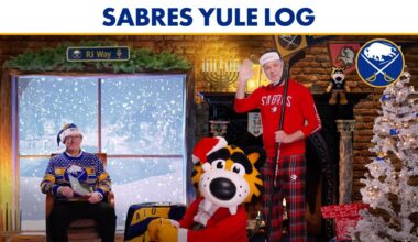 Sit Back, Relax, & Enjoy The Buffalo Sabres Yule Log | Happy Holidays