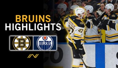 Bruins Highlights: Boston, Edmonton Compete In OT Thriller