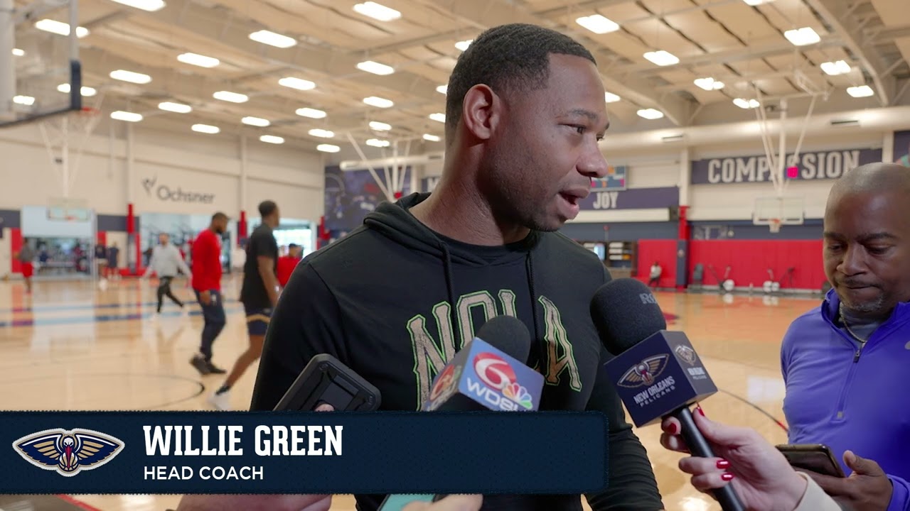 Willie Green on 5-game homestand, Trey Murphy III | New Orleans Pelicans