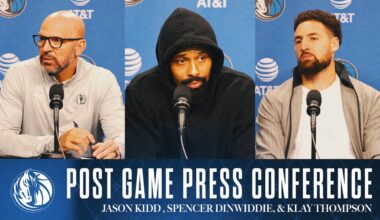 Jason Kidd, Spencer Dinwiddie, Klay Thompson Post Game vs LAC | 12/19/24