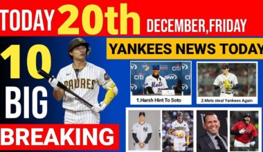 Today's Morning News New York Yankees/20th December 2024/Once Again Mets steal Yankees/Yankees News