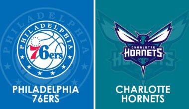 Philadelphia 76ers vs Charlotte Hornets NBA Live Scoreboard