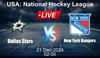 🔴 LIVE: Dallas Stars vs New York Rangers - Ice Hockey Live Score - USA National Hockey League