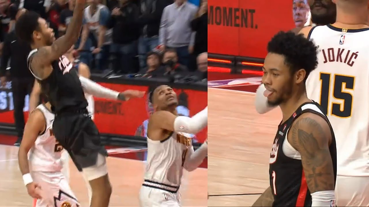 Anfernee Simons GAME WINNER BUZZER BEATER vs Nuggets and Jokic doesn’t help 😬