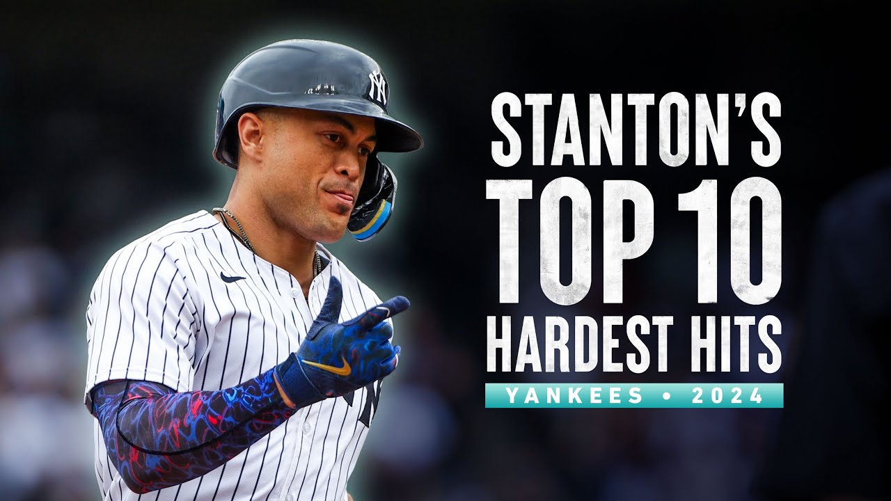 Giancarlo Stanton's Ten HARDEST Hits of 2024 | NEW YORK YANKEES