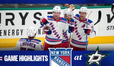 GAME HIGHLIGHTS | 2024-25: New York Rangers at Dallas Stars (12/20/24)