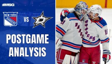 Shesterkin 41 Saves Secures Rangers 3-1 Win In Dallas | New York Rangers
