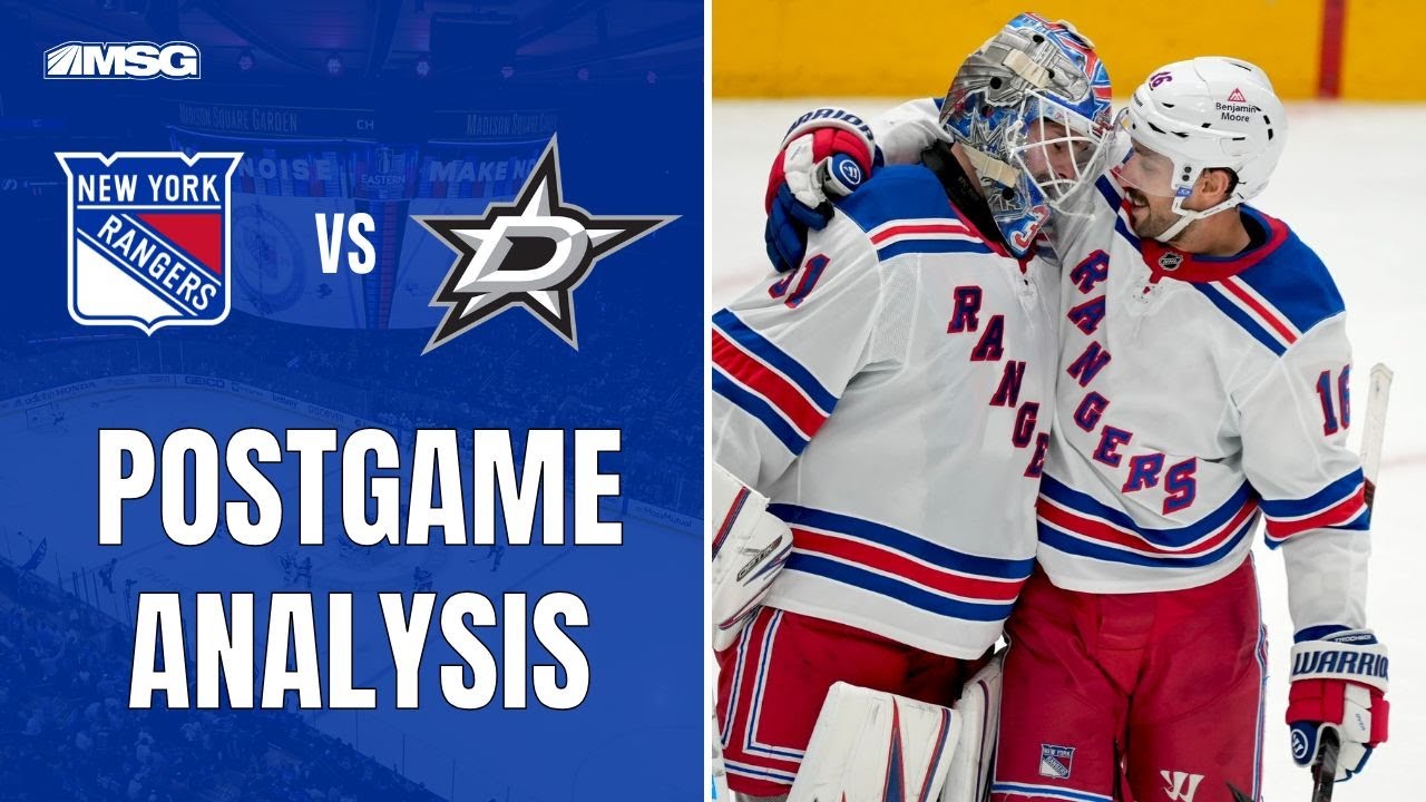 Shesterkin 41 Saves Secures Rangers 3-1 Win In Dallas | New York Rangers