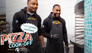 PIZZA COOK-OFF: Tyson Campbell vs. Andre Cisco - Who Wins?? | Jacksonville Jaguars