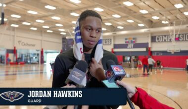 Jordan Hawkins on return to action from back injury | New Orleans Pelicans