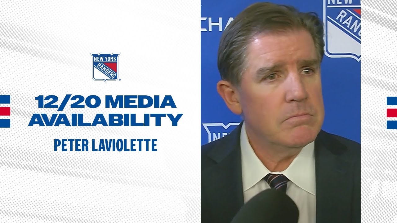 NYR at DAL: Peter Laviolette Postgame Media Availability | Dec. 20, 2024