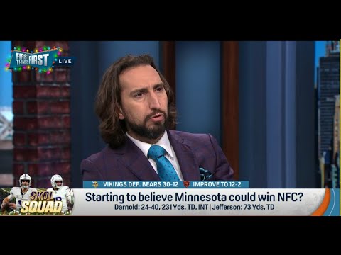 FIRST THINGS FIRST | Nick Wright FINALLY ADMITS Minnesota Vikings Can GO To The Super Bowl | NFL
