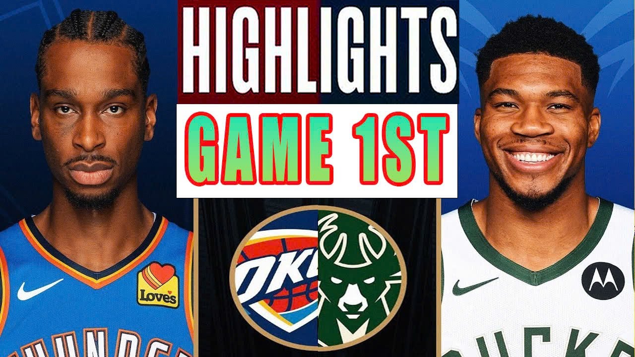 Oklahoma City Thunder vs Milwaukee Bucks Game 1ST Highlights Dec 17,2024 NBA CUP 2024